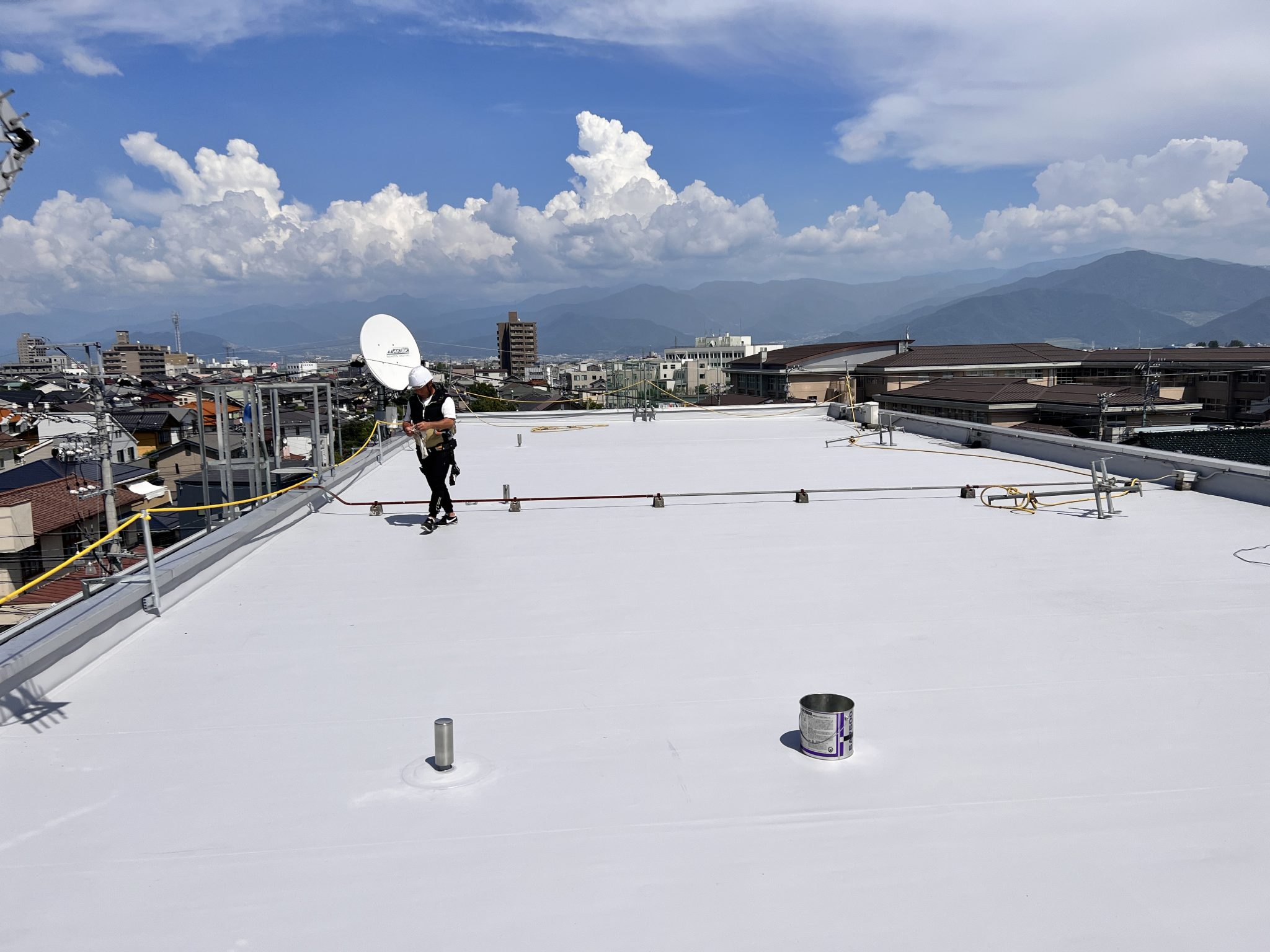 中部テレコミュニケーション㈱長野局屋上防水工事